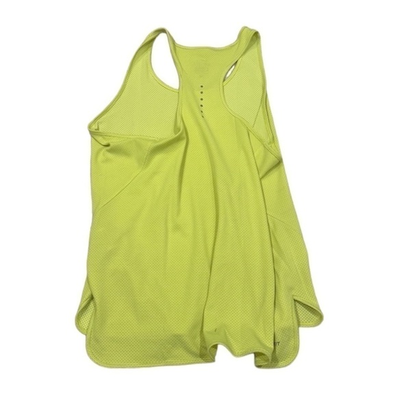 Nike Dri-Fit Racer Back Tank Top Neon Yellow - Picture 4 of 10